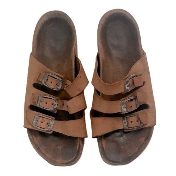 VINTAGE NAOT women's austin sandals in tan - Picture 12 of 16